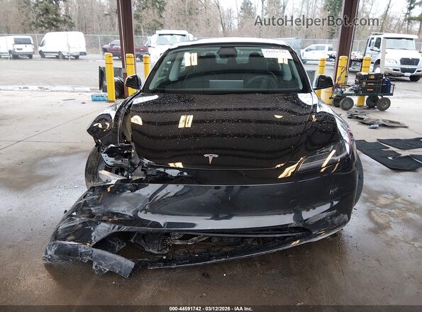 5YJ3E1EB7SF079346 2025 TESLA MODEL 3 Black Вид щитка приладів