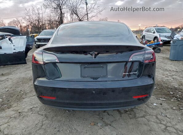 5YJ3E1EB8KF384788 2019 TESLA MODEL Черный Вид сзади