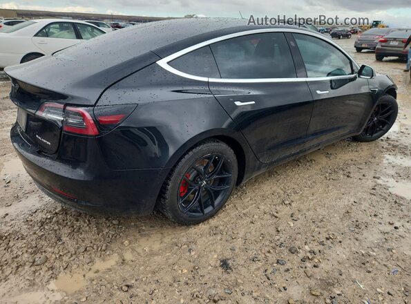 5YJ3E1EB8LF662896 2020 TESLA MODEL Black Tył prawy