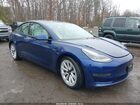 2021 Tesla Model 3 Long Range Dual Motor All-wheel Drive Blue vin: 5YJ3E1EB8MF975433