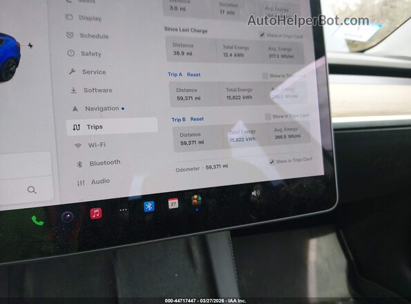 5YJ3E1EB9MF961010 2021 TESLA MODEL 3 Серый 