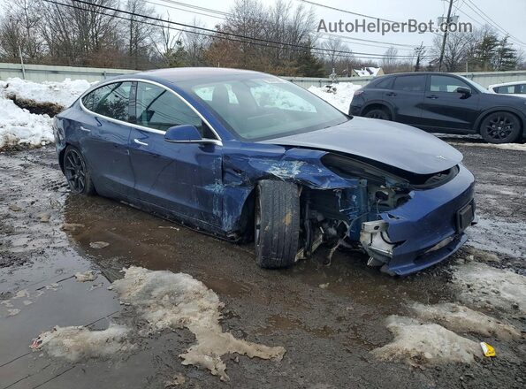 5YJ3E1EBXKF199464 2019 TESLA MODEL Blue Przód prawy