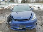 2019 Tesla Model 3 Blue vin: 5YJ3E1EBXKF199464