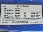 2019 Tesla Model 3 Blue vin: 5YJ3E1EBXKF199464