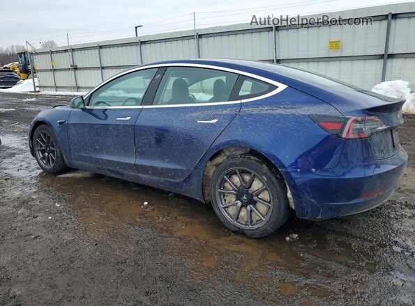 5YJ3E1EBXKF199464 2019 TESLA MODEL Blue Tył lewy