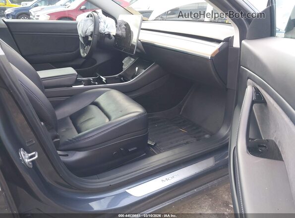5YJ3E1EC5LF721217 2020 TESLA MODEL 3 Серый Вид салона спереди