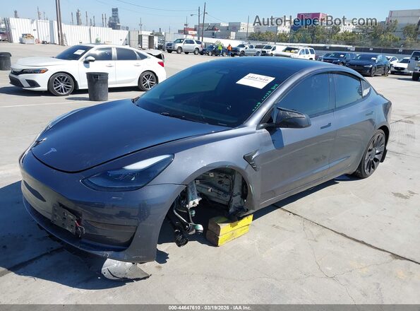 5YJ3E1EC5PF677337 2023 TESLA MODEL 3 Серый Вид спереди