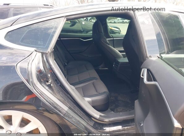 5YJSA1E12HF213980 2017 TESLA MODEL S Black Вид наклейки з VIN-кодом