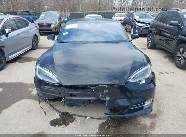 5YJSA1E12HF213980 2017 TESLA MODEL S Black Вид задньої частини салону