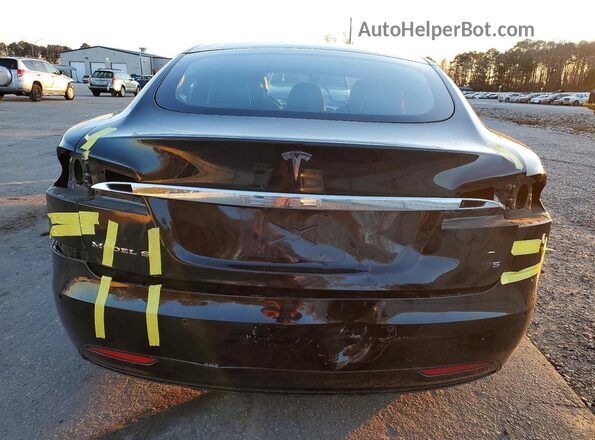 5YJSA1E14HF213978 2017 TESLA MODEL Черный Вид сзади