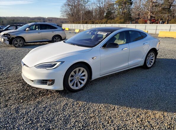 5YJSA1E22GF153805 2016 TESLA MODEL Белый Передняя левая четверть
