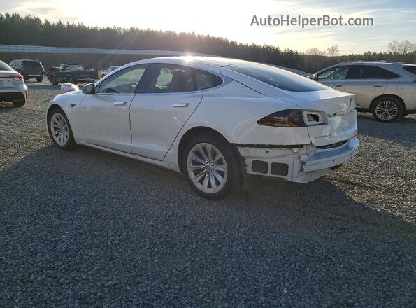 5YJSA1E22GF153805 2016 TESLA MODEL Белый Задняя левая четверть