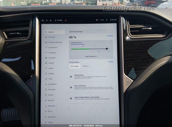 5YJSA1E28LF413246 2020 TESLA MODEL S Белый 