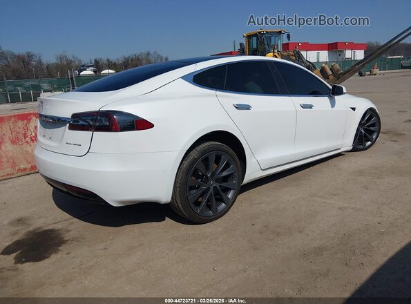 5YJSA1E28LF413246 2020 TESLA MODEL S Белый Задняя правая четверть