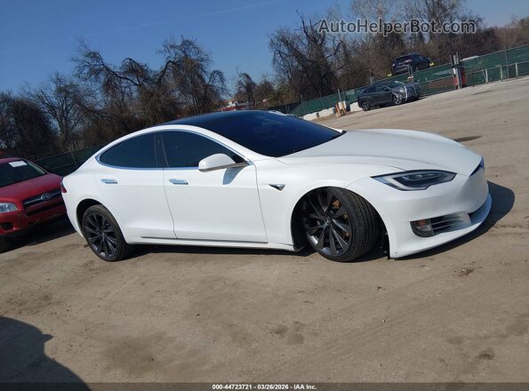5YJSA1E28LF413246 2020 TESLA MODEL S Белый Панорамный вид салона 360°
