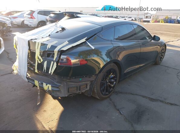 5YJSA1E29LF396845 2020 TESLA MODEL S Black Задня права чверть