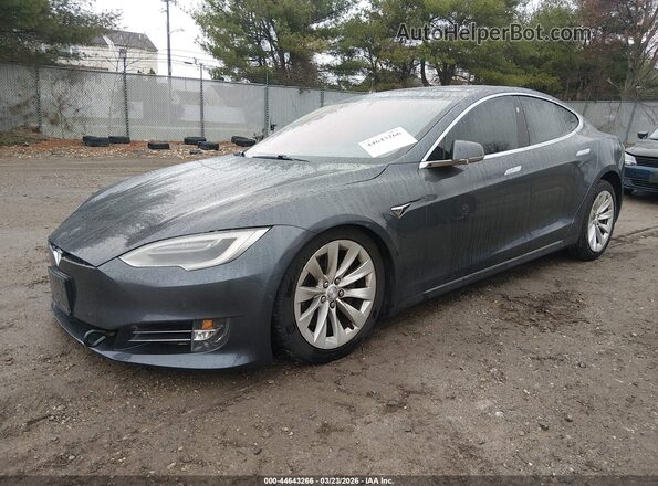 5YJSA1E2XGF167869 2016 TESLA MODEL S Серый Передняя левая четверть
