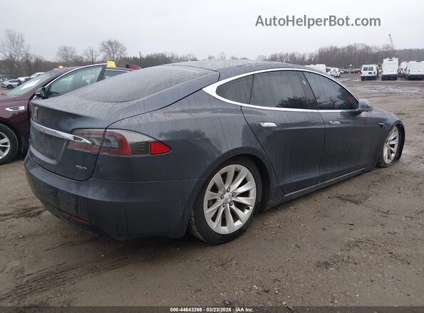 5YJSA1E2XGF167869 2016 TESLA MODEL S Серый Задняя правая четверть