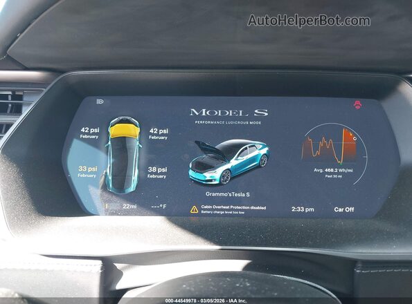 5YJSA1E41LF358897 2020 TESLA MODEL S Серый 