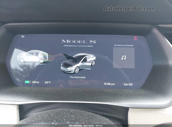 5YJSA1E45LF358630 2020 TESLA MODEL S Серый Вид задних сидений