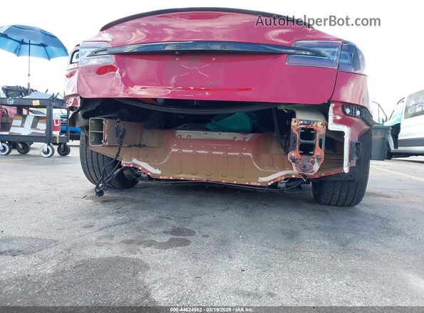 5YJSA1E53MF428801 2021 TESLA MODEL S Красный Вид спереди