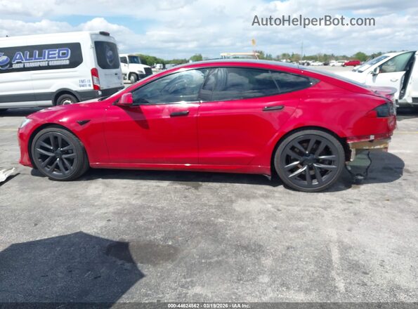 5YJSA1E53MF428801 2021 TESLA MODEL S Красный 
