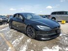 2022 Tesla Model S Black vin: 5YJSA1E56NF476116