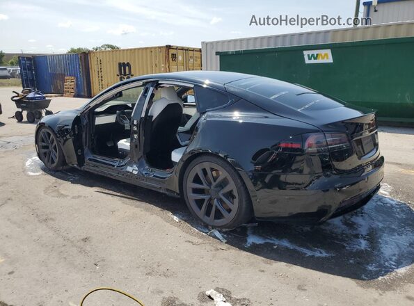 5YJSA1E56NF476116 2022 TESLA MODEL Black Tył lewy