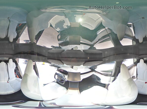5YJSA1E56NF476116 2022 TESLA MODEL Black Widok wnętrza 360 stopni