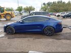 2022 Tesla Model S Dual Motor All-wheel Drive Синий vin: 5YJSA1E56NF493675