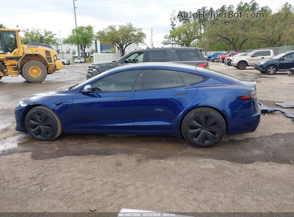 5YJSA1E56NF493675 2022 TESLA MODEL S Синий 