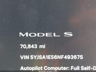 2022 Tesla Model S Dual Motor All-wheel Drive Синий vin: 5YJSA1E56NF493675