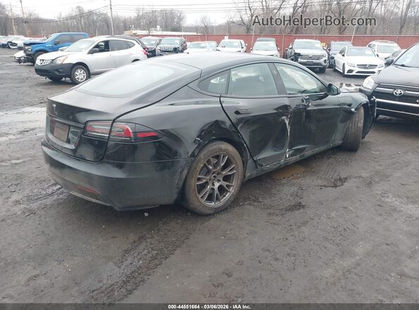 5YJSA1E59NF478751 2022 TESLA MODEL S Black Tył prawy