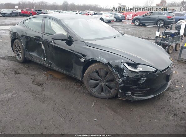 5YJSA1E59NF478751 2022 TESLA MODEL S Black Przód prawy
