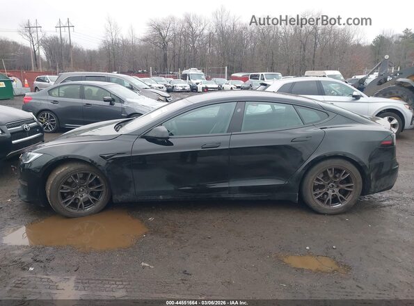 5YJSA1E59NF478751 2022 TESLA MODEL S Black Widok wnętrza 360 stopni