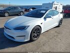 2021 Tesla Model S Long Range Dual Motor All-wheel Drive White vin: 5YJSA1E5XMF447006