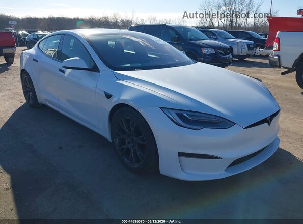 5YJSA1E5XMF447006 2021 TESLA MODEL S White Delantero derecho