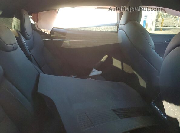 5YJSA1E6XMF444101 2021 TESLA MODEL Серый Вид задней части салона