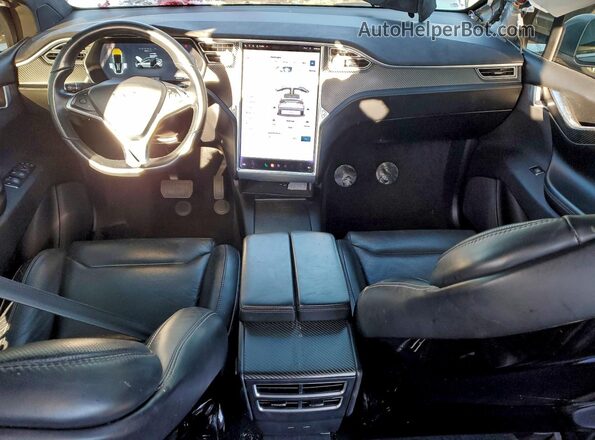 5YJXCAE20GF006236 2016 TESLA MODEL Серебряный Вид панели приборов