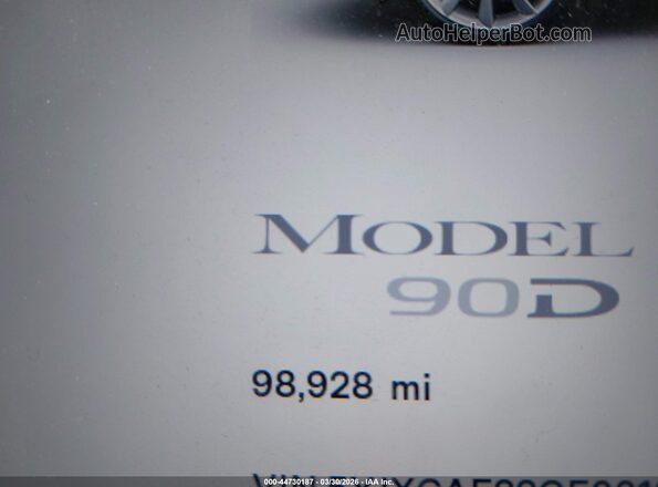 5YJXCAE22GF001801 2016 TESLA MODEL X Синий 