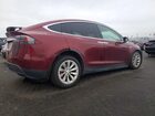 2016 Tesla Model X Бордовый vin: 5YJXCAE43GFS00843