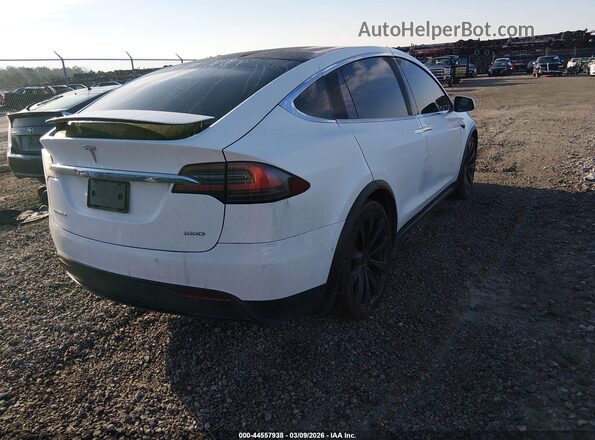 5YJXCBE24JF140471 2018 TESLA MODEL X Белый Задняя правая четверть