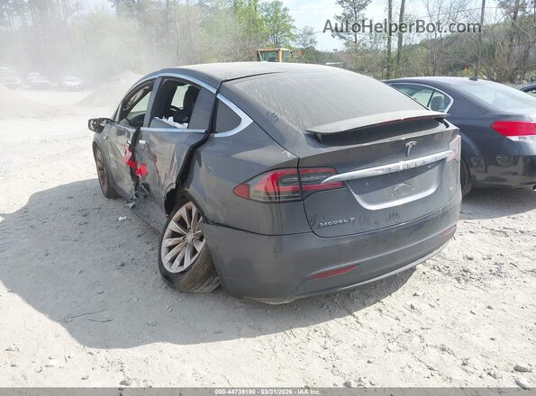 5YJXCBE29GF015328 2016 TESLA MODEL X Gray Trasero izquierdo