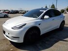2021 Tesla Model Y White vin: 5YJYGDED5MF107750