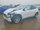2021 Tesla Model Y White vin: 5YJYGDEE0MF072219