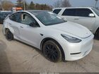 2021 Tesla Model Y Long Range Dual Motor All-wheel Drive White vin: 5YJYGDEE0MF244216