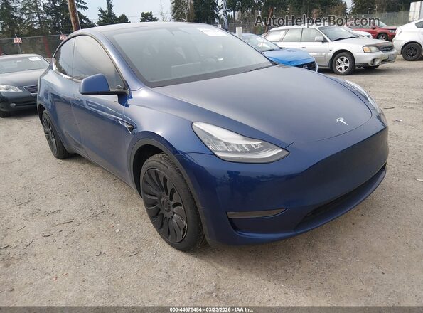 5YJYGDEE1LF032942 2020 TESLA MODEL Y Синий Передняя правая четверть