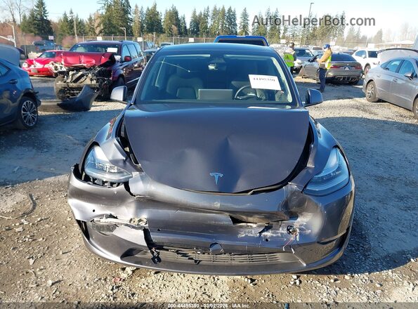 5YJYGDEE1MF069345 2021 TESLA MODEL Y Gray Vista del salpicadero