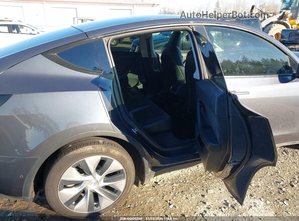 5YJYGDEE1MF069345 2021 TESLA MODEL Y Gray Vista de la etiqueta del VIN