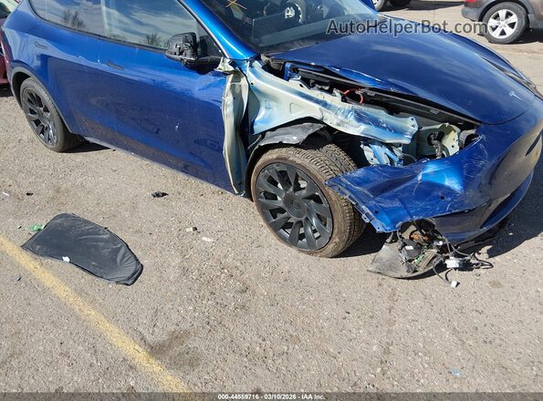 5YJYGDEE1MF078627 2021 TESLA MODEL Y Blue Դիմացի տեսք